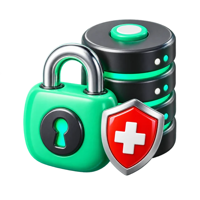 Cadenas et bouclier suisse, illustration de la protection des documents